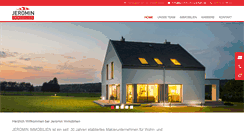 Desktop Screenshot of jeromin-immobilien.de