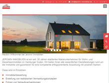 Tablet Screenshot of jeromin-immobilien.de